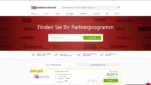100partnerprogramme.de Affiliate Anbieter Startseite Screenshot 1