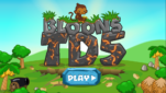 Bloons Tower Defense Flashgames Startseite Screenshot 1