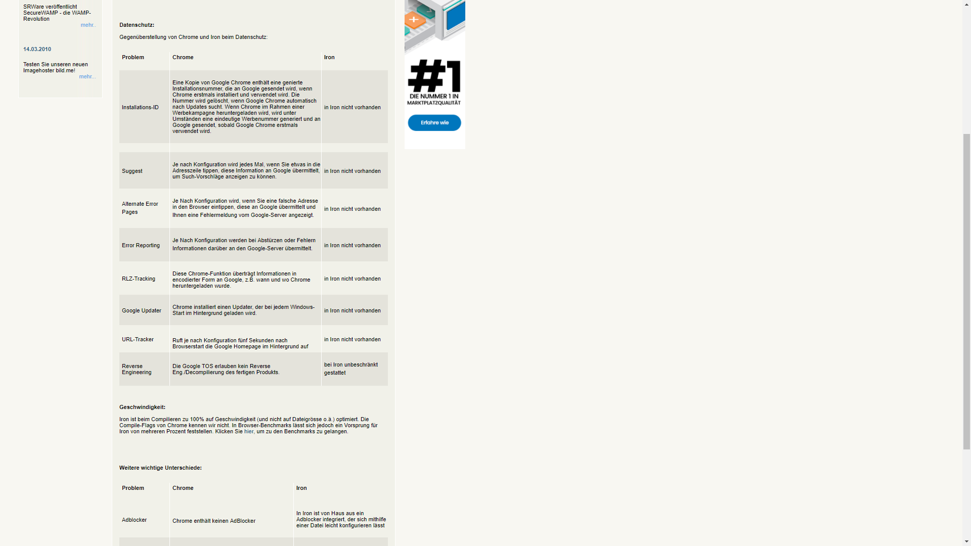 cast working in chrome but not srware iron cast working in chrome but not srware iron