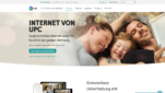 upc Internetprovider Startseite Screenshot 1