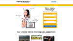 Homepage-Baukasten.de Homepage Baukästen Webseite erstellen kostenlos Homepage erstellen Startseite Screenshot 1