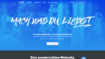 Weebly Homepage Baukästen Webseite erstellen kostenlos Homepage erstellen Startseite Screenshot 1