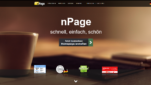 nPage Homepage Baukästen Webseite erstellen kostenlos Homepage erstellen Startseite Screenshot 1