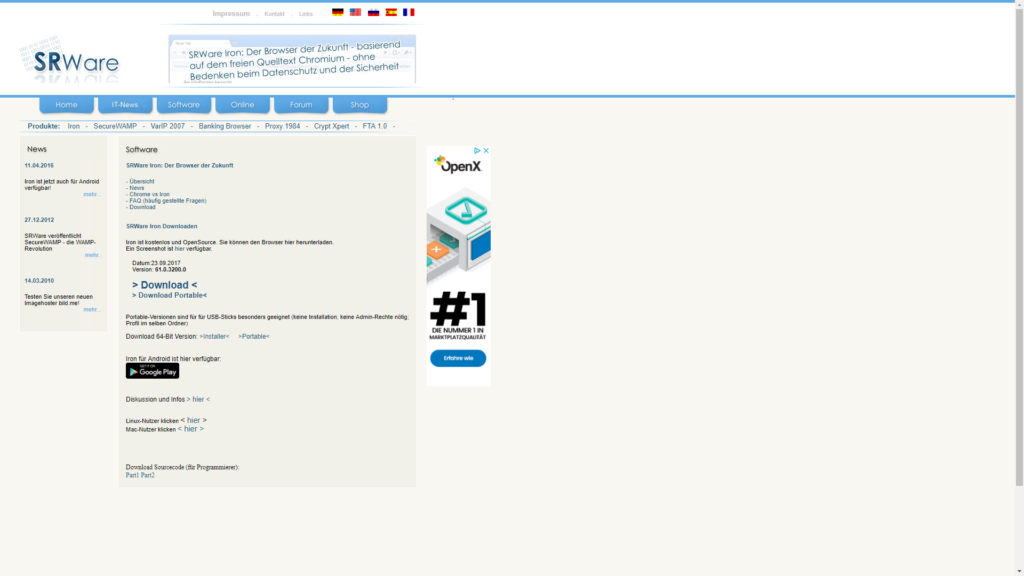srware iron linux srware iron linux