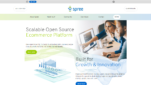 Spree Onlineshop System E-Commerce Software Startseite Screenshot 1