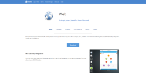 Web Browser Startseite Google Chrome Alternative Screenshot 1