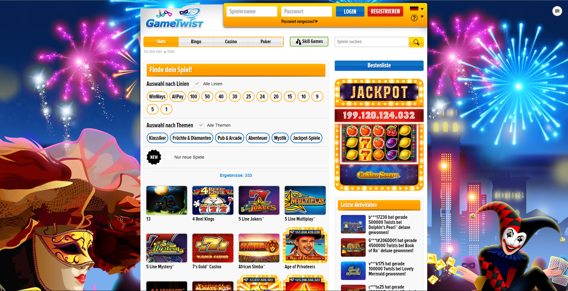 Online casino cafe