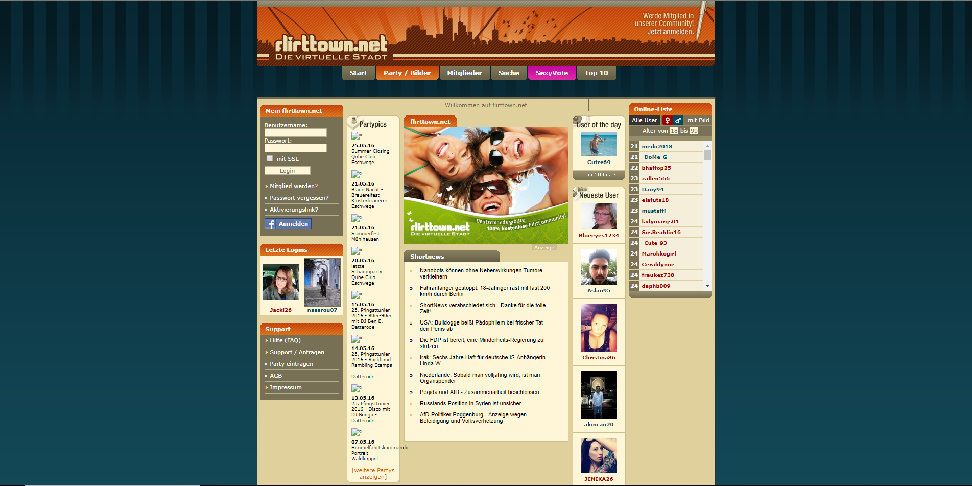 flirttown.net Partner Suche Startseite Screenshot 1 | AZU flirttown.net Partner Suche Startseite Screenshot 1 | AZU