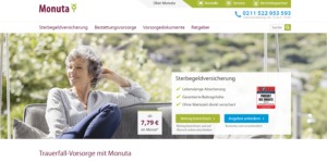 Monuta Sterbegeldversicherung Screenshot 1