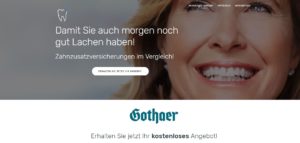 zahnzusatz-angebot.de Zahnzusatzversicherung Vergleich Screenshot 1