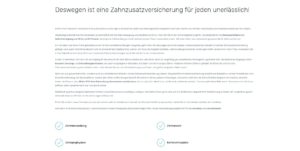 zahnzusatz-angebot.de Zahnzusatzversicherung Vergleich Screenshot 3