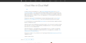 E-Mail-Anbieter iCloud Mail Screenshot 3