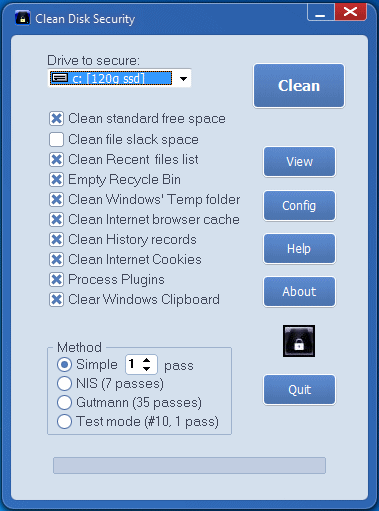 Clean Disk Security Logo