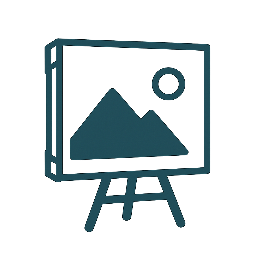 leinwanddruck Logo