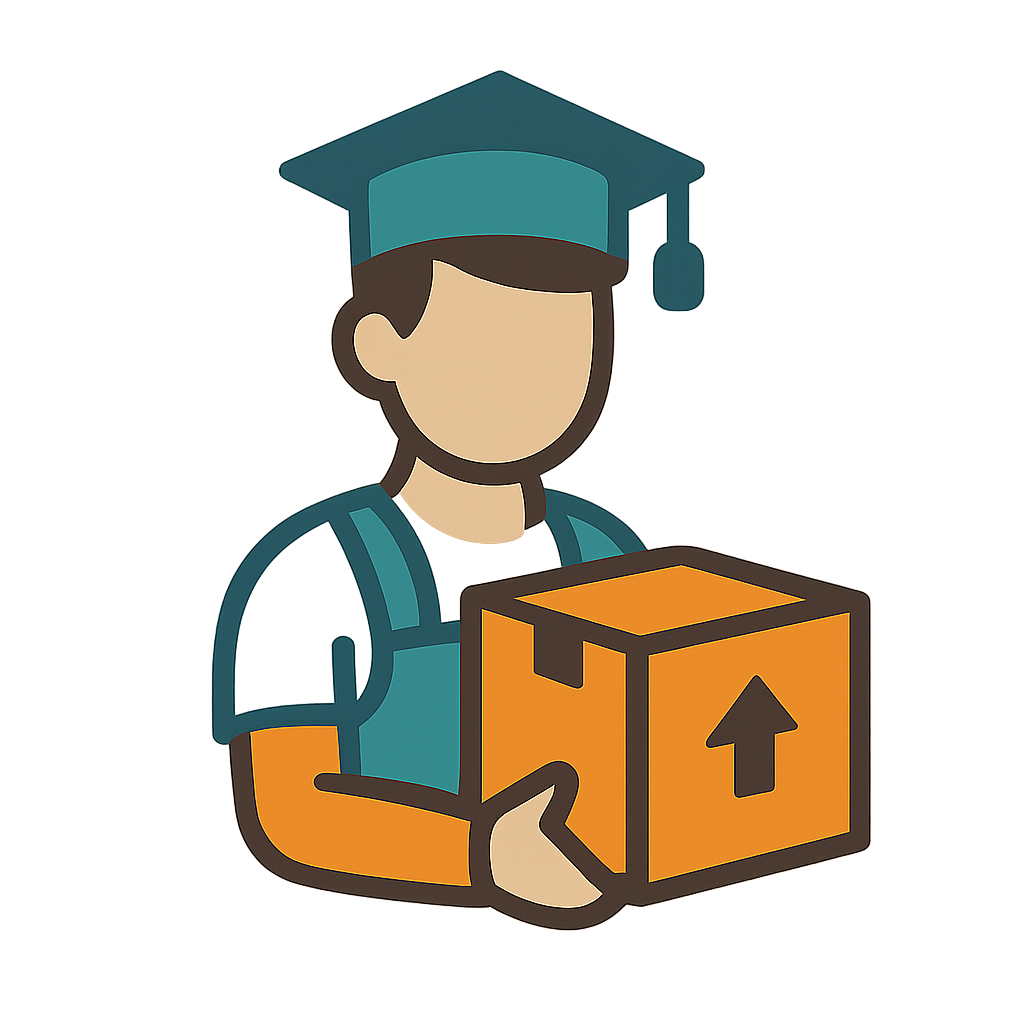 Umzugshelfer Studenten Logo