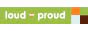 loud + proud Logo