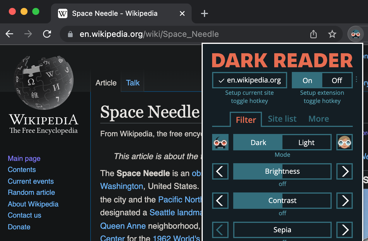 Dark Reader Logo