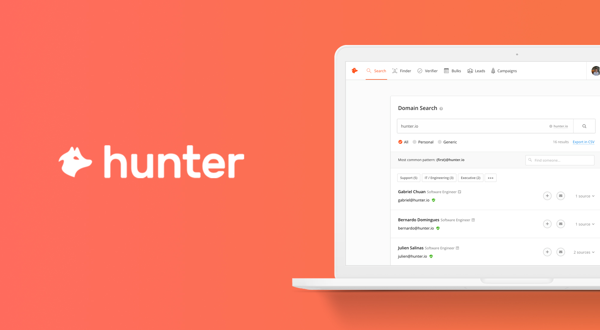 Hunter.io Logo