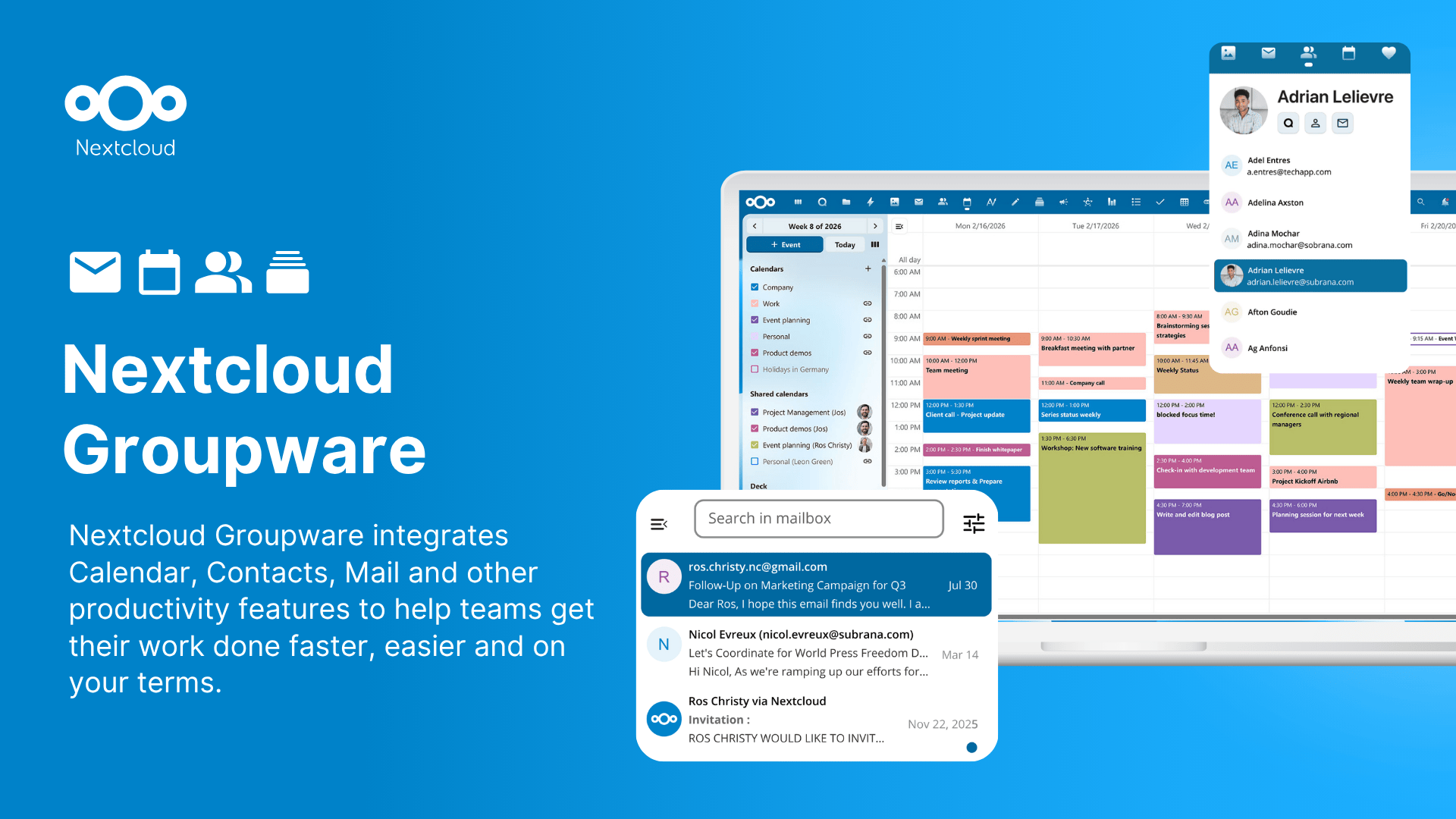 Nextcloud Groupware Logo