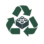 Recycelter Kunststoff als Baumaterial Logo